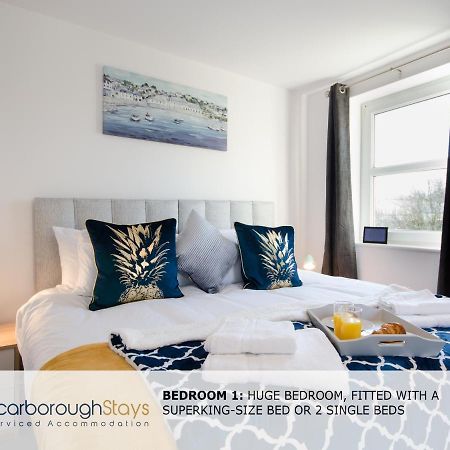 Hibernia Place, 3 Bedroom Townhouse With Patio & Seating Area - Free Parking 스카버러 외부 사진