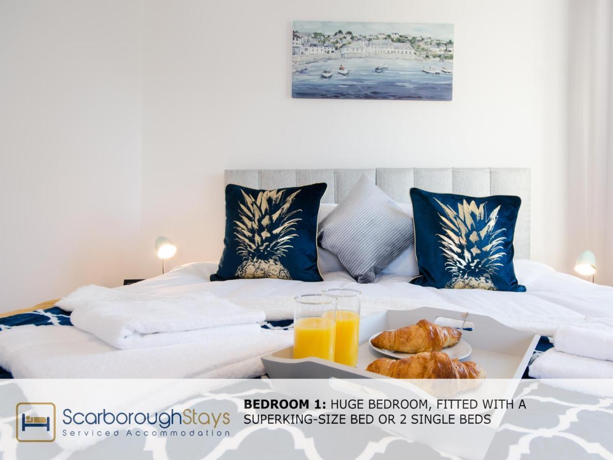 Hibernia Place, 3 Bedroom Townhouse With Patio & Seating Area - Free Parking 스카버러 외부 사진