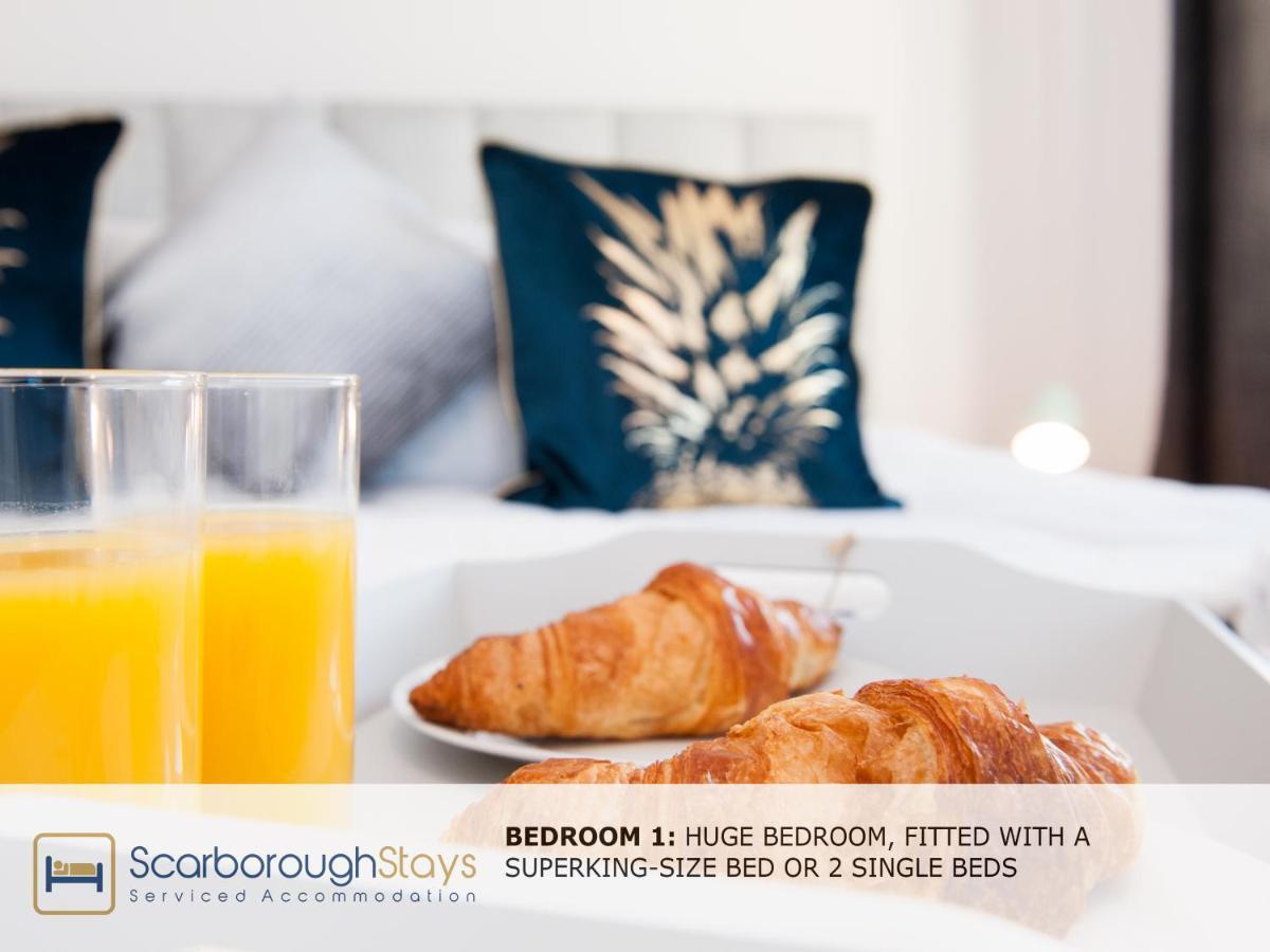 Hibernia Place, 3 Bedroom Townhouse With Patio & Seating Area - Free Parking 스카버러 외부 사진